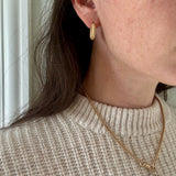 Vintage 14K Gold Hoop Earrings