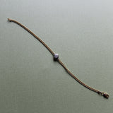 Collet Chain Old European Diamond Bracelet