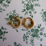 Vintage 14K Gold Hoop Earrings