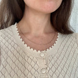 Dash Dash Dot Necklace 14K Gold