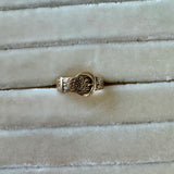 14K Gold Buckle Ring Victorian Era