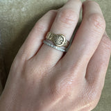 14K Gold Buckle Ring Victorian Era