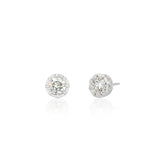 Old European Diamond  Collet Stud Earrings