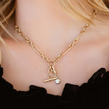14K Gold Dogclip Diamond Collet