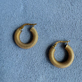 Vintage 14K Gold Hoop Earrings