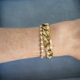 Mini Collet Tennis Bracelet