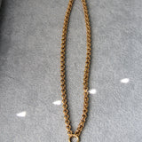 14K Vintage Necklace with Charm Holder