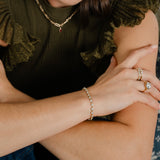 Set In Time Diamond Bracelet in 14K Gold