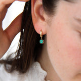 The Dauphine Emerald Earrings