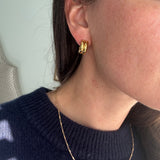 Vintage 18K Gold Hoops