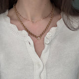 14K Vintage Necklace with Charm Holder