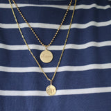 14K Gold Ball Chain Necklace