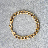 14K Gold Curb Link Bracelet