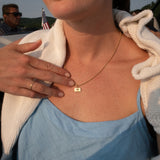 14K Gold Ball Chain Necklace