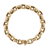 Vintage  14K Gold Oval Link Bracelet