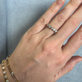 Victorian Style 5 Stone Diamond Band