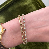 Vintage 14K Gold Link Bracelet