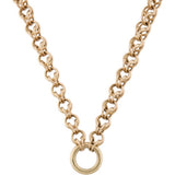 14K Vintage Necklace with Charm Holder