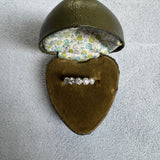 5 Stone Diamond 14K Gold Collet Ring