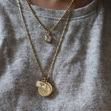 14K Gold Gilded Pin Chain