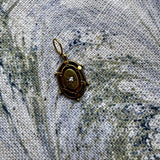 Antique 14K Victorian Oval Pendant