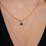 14K Gold Ball Chain Necklace