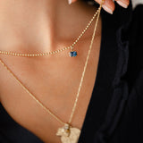 14K Gold Ball Chain Necklace