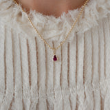 14K Gold Ball Chain Necklace