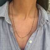 Vintage 20 inch Figaro Chain Link Necklace