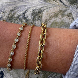 Vintage 14K Rope Bracelet