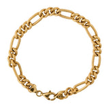 14K Figaro Link Bracelet