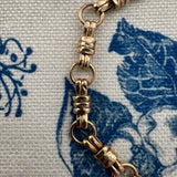 Vintage 14K Gold Alternating Link Bracelet