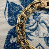 14K Gold Vintage Curb Link Bracelet
