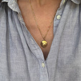 Vintage 14K Gold Lion Pendant