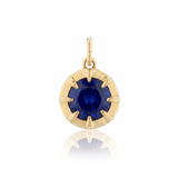14K Collet Pendant Gemstone