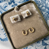 14K Gold Vintage Huggies