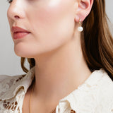 The Lillie Pearl Drop Earrings 14K Gold