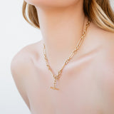 The Lillie Pearl Drop Earrings 14K Gold